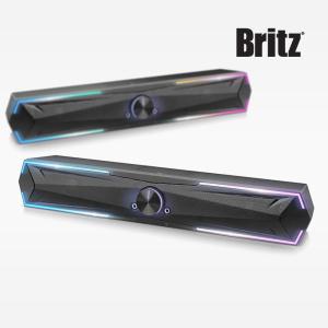 브리츠 BZ-AK45 블루투스 사운드바 스피커 10W USB전원 컴퓨터 PC 스피커 RGB
