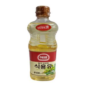 해표 식용유 콩기름 900ml 4개