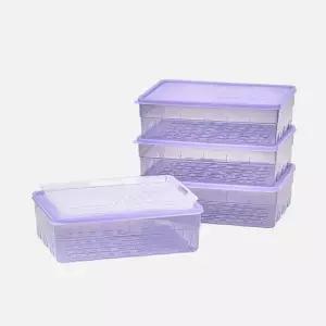 냉동실 전용 밀폐용기 점보+채반 대)세트