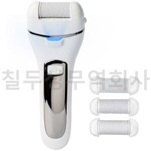 전동 UV 충전형 발각질제거기 뒷꿈치 전부 패드 풋파일 구성품 발바닥 원형