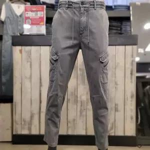 [버커루]남성 인기 도비 면스판 다잉 밴딩카고 팬츠_US