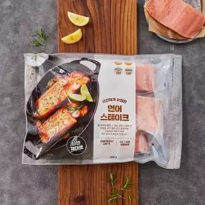 [냉동][미국] 연어 스테이크 (600g/팩)