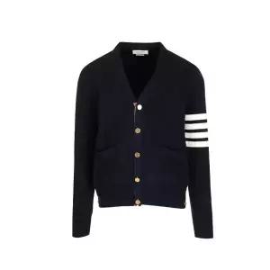 [톰브라운] 4선 밀라노 스티치 가디건 네이비 남성 MKC171A 00219 415