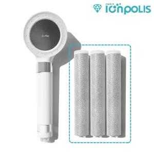 닥터피엘 아토샤워헤드 ACF 호환필터 3개입 샤워기 리필 바디 필터