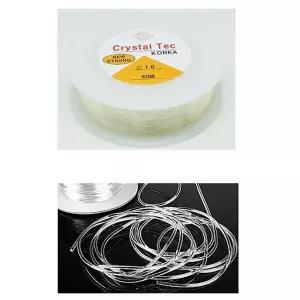 [하프클럽/셀러허브_여성트랜드패션]비즈 팔찌 만들기 우레탄줄 1.0x50m 10개