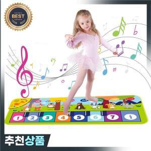 어린이 피아노 매트 유아 바닥 키보드 댄스 피트니스 놀이 뮤지컬 카펫 음악 장난감 소녀
