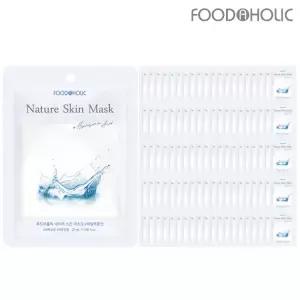 [뷰티에어] (100매)푸드어홀릭 네이처스킨 히알루론산 마스크팩