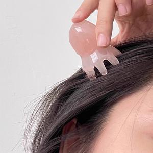 문어 두피 괄사 마사지기 미니 지압 마사지 헤어 머리 단체 대량 선물