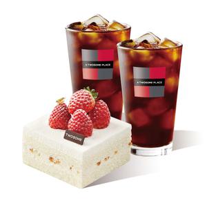 [투썸] 떠먹는 화이트 스초생 + 아메리카노 R 2잔