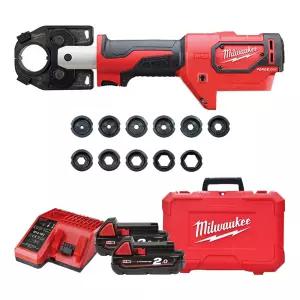 밀워키 M18 HCCT-202C 충전압착기 다이스 포함