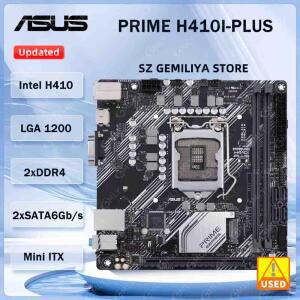 ASUS PRIME H410I-PLUS 미니 ITX 마더보드 Intel H410 소켓 1200 DDR4 64GB M.2 지원 코어 i3-10105 i3-101