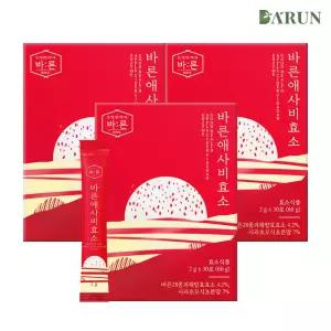 [바른] 저분자 유기산 애플사이다 비니거 애사비 효소 30포x3박스(총 90포)