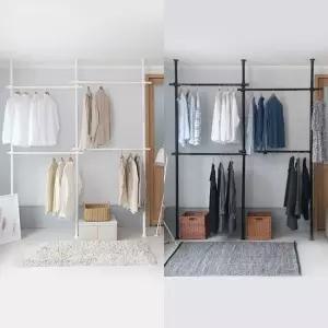 모노 기둥식 25파이 행거 4단 기둥식 기둥헹거 고정행거 행거모음 옷걸이걸이대 옷걸이보관대