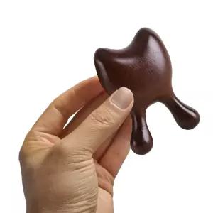 괄사빗 리프팅 원목 지압 (우드 미니 괄사 마사지기 B타입) 마사지볼 두피 스틱 경락 안마기