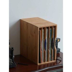 1 보관함 대나무 정리함 버전 LP 레코드 레코드판 수납장 엔틱 PP0170 수납함