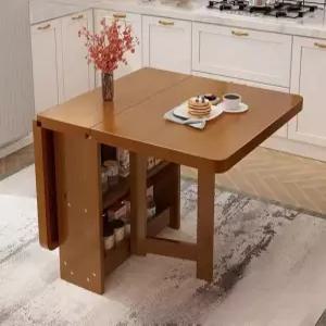 사각형 확장형 접이식 원목탁자 주방 테이블 식탁 공간활용