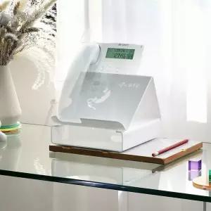 사무실 책상 아크릴 경사 받침대 전화기 거치대 선반 브래킷