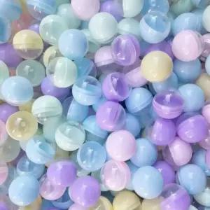 플라스틱 추첨 볼 빈 캡슐 원형 아크릴 공 뽑기 이벤트 100개