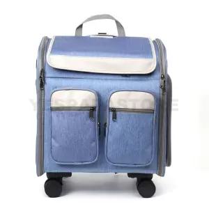 예스파파스토어 반려동물 백팩 캐리어 이동가방(블루) 고양이백팩