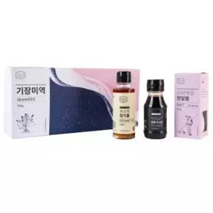 [부산기장특산품] 미역국세트 (미역150g,참기름100ml,국간장120ml,천일염 70g)