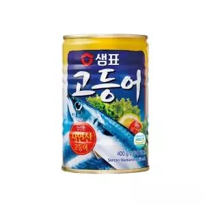 샘표 고등어 통조림 원터치 400g x 6개