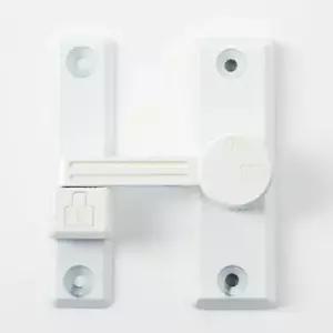 문 걸쇠 시건장치 C3 화이트) 방범 180도 원룸 레버 90도 180도 철제 잠금 현관문 안전고리