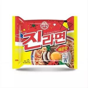 오뚜기 진라면 매운맛 120g  x 5개