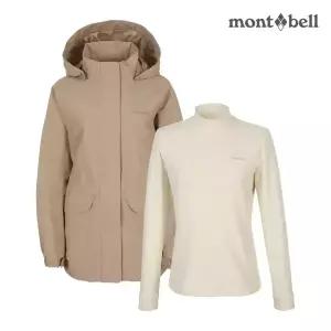 [바람막이+모크넥] 몽벨 여성 데일리 세트