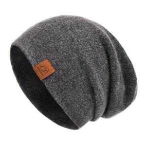 여성용 잭스모노이 슬라우치 니트 비니 겨울 모자 부드러운 따뜻한 리버서블 수갑 해골