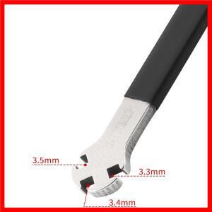 트리플 자전거 스포크 렌치 3.3 3.4 3.5mm 스포크 젖꼭지 자전거 바퀴 스포크 장력 조정 도구 자전거 수리