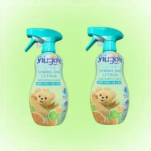 스너글 포근한 섬유탈취제 스파클링시트러스, 470ml, 2개