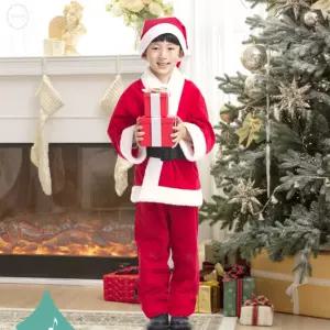 SLOWNEED 아동용 산타복 4 5세  남자산타복