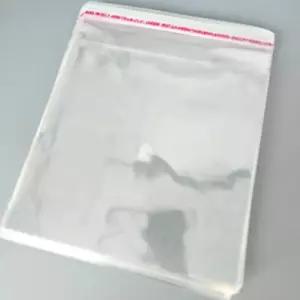 OPP봉투 접착 투명 포장비닐 100매 21X30(27+3)