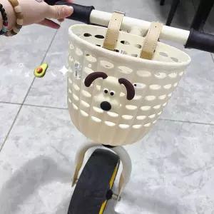 포르르 킥보드바구니 마이크로 탈부착 라탄 바스켓