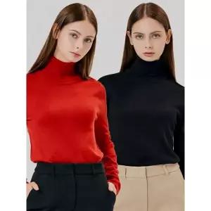 [하프클럽/]() 솔리드 골지 터틀넥 니트(AX12SE92Q)