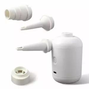 화이트 휴대용전동에어펌프 튜브에어펌프 소형에어펌프 자동에어펌프 바람넣는기계