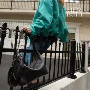 스누즈버튼 핸드메이드 위빙스트랩 산드라 백  라지)