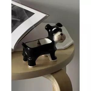 슈나우저 인센스콘 홀더 악세서리 트레이 보관함 장식 오브제 인테리어