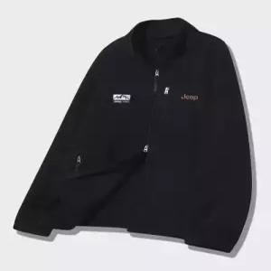 지프 jeep 2WAY 레트로 마운틴 1941 플리스 집업 (JR5TZU191BK)