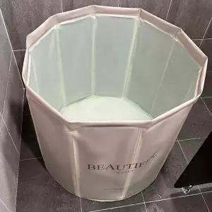 굿이스 무조립 접이식 반신욕기 이동식 간이 1인 원룸/욕조/반신/반신욕/성인/미니/가정용/목욕통/이동/1인