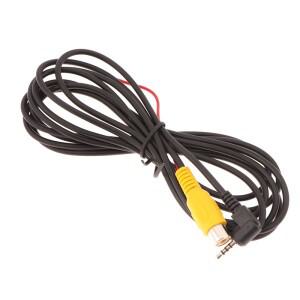 1PCS 후면보기 카메라 연결 케이블 2.5mm AV 변환기 자동차 역방향 주차 DVR