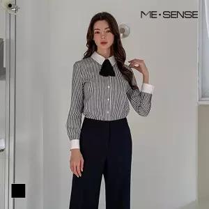 [미센스] 탈부착 타이 스트라이프 셔츠_MB52BLM104D
