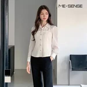 [미센스] 뷔스티에 슬림핏 블라우스_MB52BLM182Z