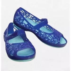 [크록스]키즈슬리퍼 샌들 TQJ 203281-4CT Crocs Isabella Jelly Flat PS CrBlIblu