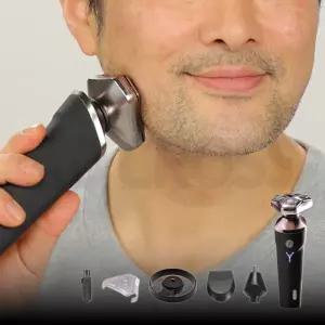 독일 몬타 3헤드 방수면도기 무선 전동 전기 3중날 바리깡 코털 제거 3in1 멀티 헤드 방수 면도기 1세트