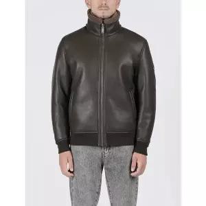 [본사직영] 피유 레더 빈티지 무스탕 점퍼 M-ICJP61