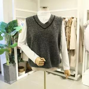 [대구백화점] [오픈클로젯]스팽글브이넥베스트(3H261VT700)