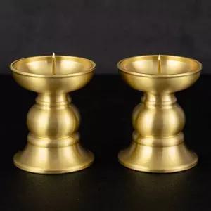 사찰 제기촛대 양초홀더 부처님 제사용 소형 불교촛대 양초