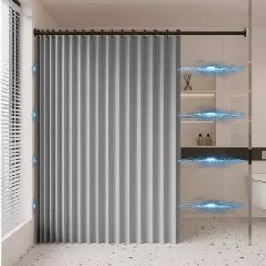 욕실 자바라 샤워 목욕 커튼 화장실 무타공 슬라이딩