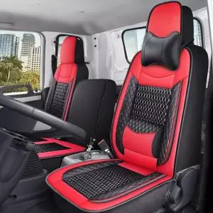 화물차시트 봉고3 포터2 단좌형 빨간색 중자비 일체형 의자